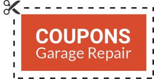 Garage Repair Coupons with background orange